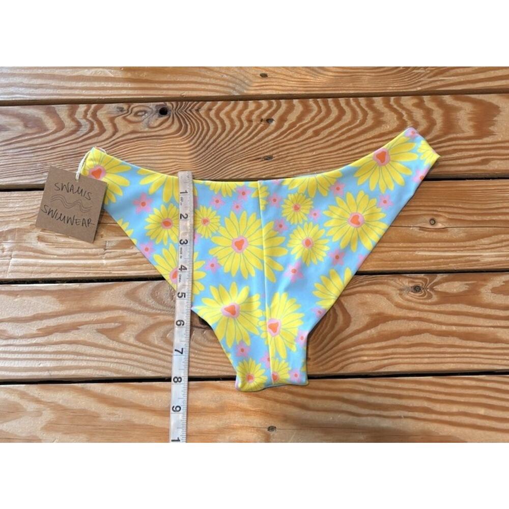 Swamis Swimwear NWT Women’s Daisy bikini size L Blue P9 - Picture 5 of 8